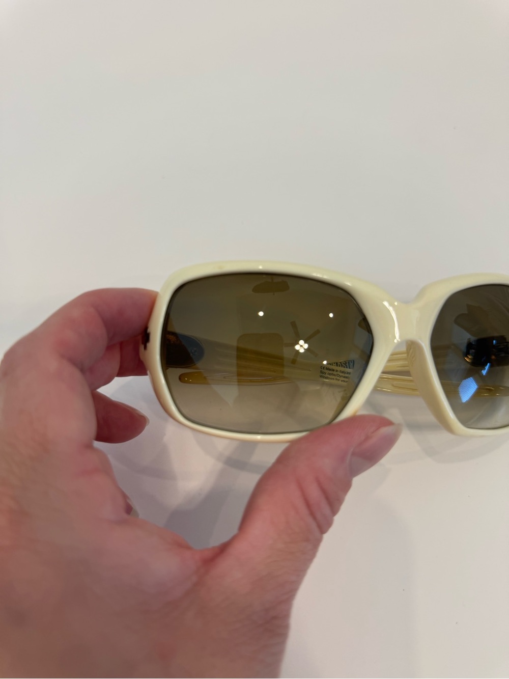 Y2K SPY Optic Dynasty Oversized Sunglasses Gradient Lenses Vintage Italy - Picture 8 of 9